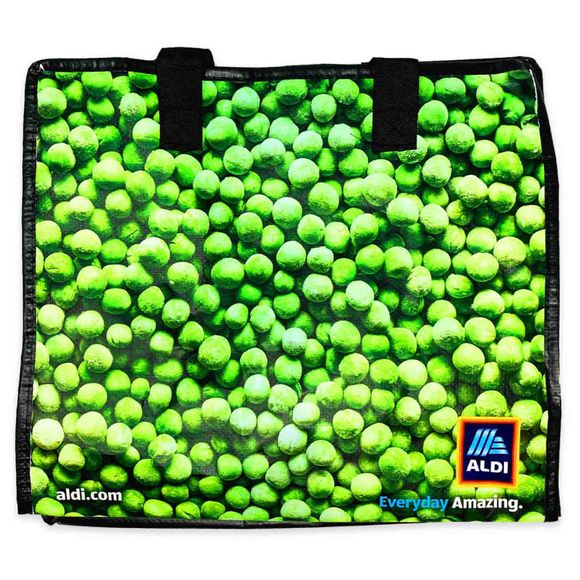 Aldi Frozen Food Carrier Bag - Peas 1 Pack